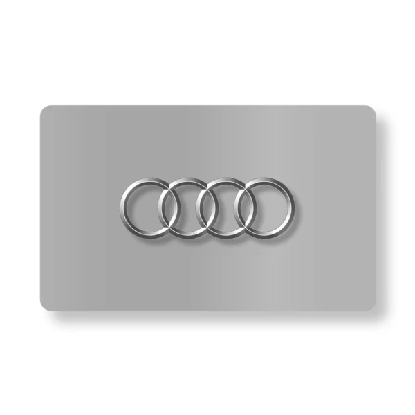 AUDI Metal 1 Car Showroom Metal NFC Business Cards Cardyz