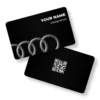 Audi Metal 2 Car Showroom Metal NFC Business Cards Cardyz