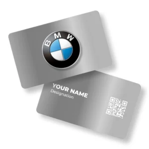 BMW Car Showroom Metal NFC Business Cards Cardyz