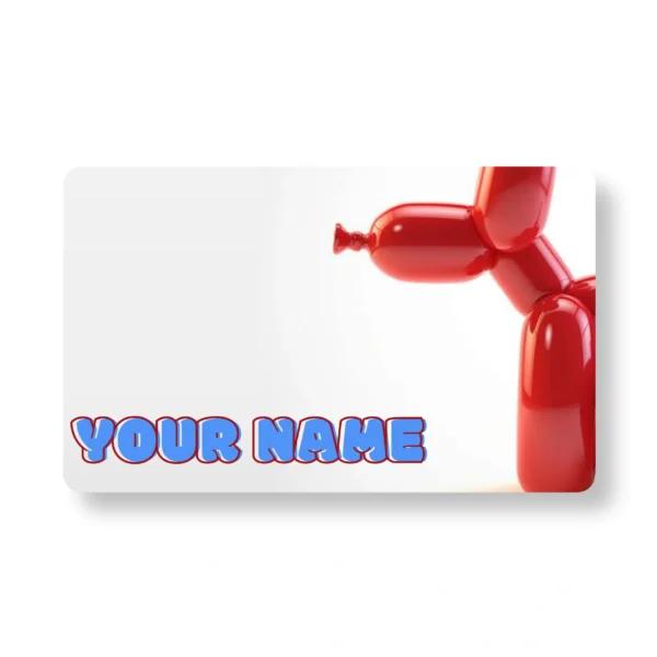 Balloon Doggo Card Virality PVC NFC ,Business,Cards,Cardyz