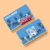 Beach Day Virality PVC NFC Business Cards Cardyz