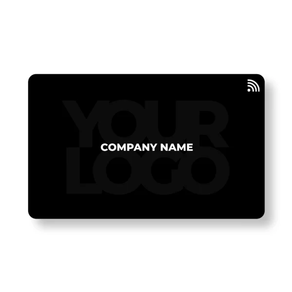 Black Corp Executive PVC NFC Business Cards | Cardyz