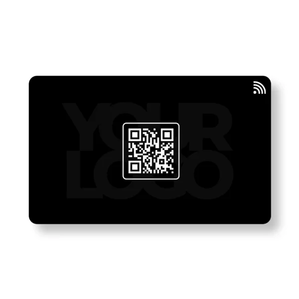 Black Corp Executive PVC NFC Business Cards | Cardyz