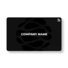 Black Shapeshift PVC NFC Business Cards | Cardyz