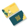 Bliss-Cycle Abstract PVC NFC Business Cards Cardyz