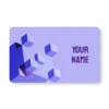 Block Isometric Architect PVC NFC Business Cards Cardyz,1