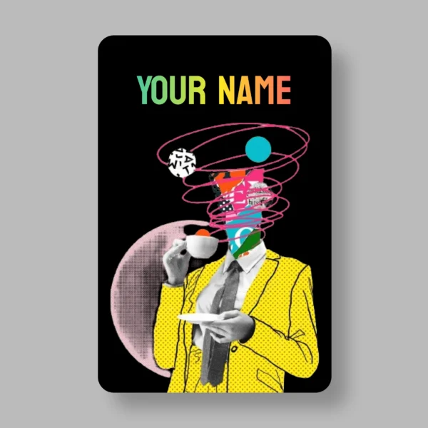 Blow My Mind Graphic Designer PVC NFC Business Cards Cardyz