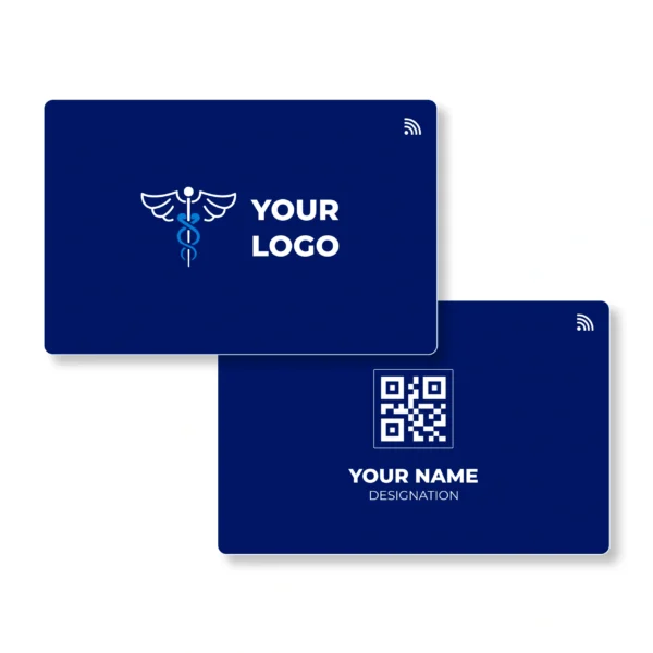 Blue Fairy Doctor PVC NFC Business Cards Cardyz