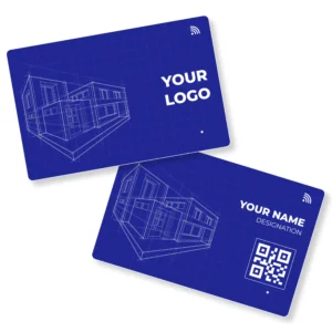 Blueberry Blast Architect PVC NFC Business Cards Cardyza