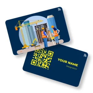 Build Master Civil Engineer PVC NFC Business Cards Cardyz