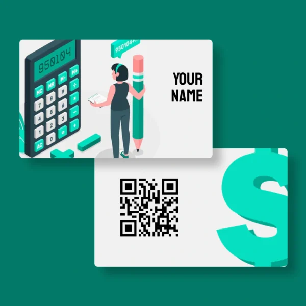 Calcumate NFC Card,Accountant,PVC,NFC,Business,Cards,Cardyz