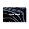 Chromatic Flow Abstract PVC NFC Business Cards Cardyz