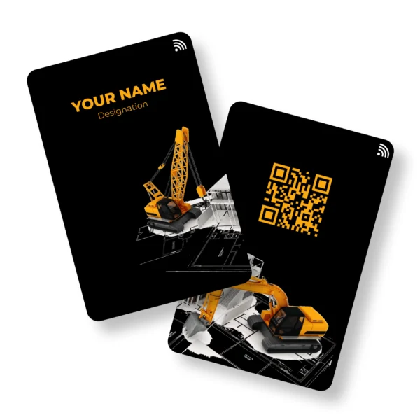 Civil Armory Civil Engineer PVC NFC Business Cards Cardyz