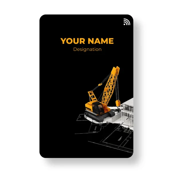 Civil Armory Civil Engineer PVC NFC Business Cards Cardyz