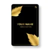 Coal-Gold Premium METAL NFC Business Cards Cardyz