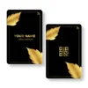 Coal-Gold Premium METAL NFC Business Cards Cardyz