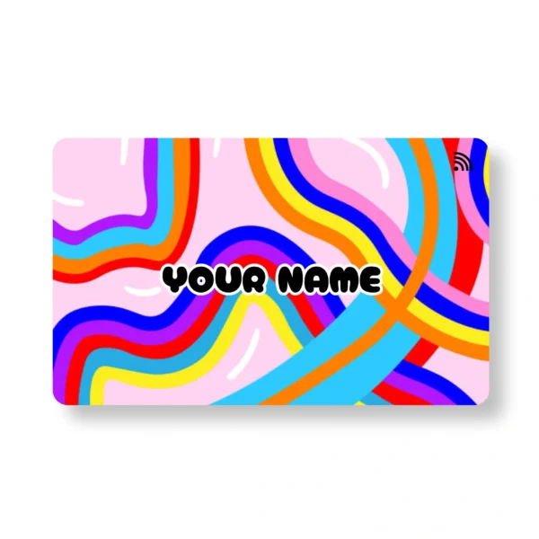 Color Slumber Quirky PVC NFC Business Cards Cardyz