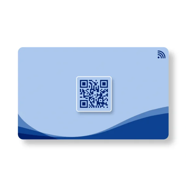 Corporate Wave Executive PVC NFC Business Cards | Cardyz