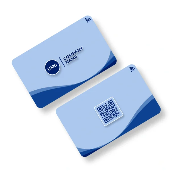 Corporate Wave Executive PVC NFC Business Cards | Cardyz