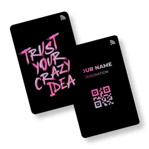 Craze Blaze Quirky PVC NFC Business Cards Cardyz