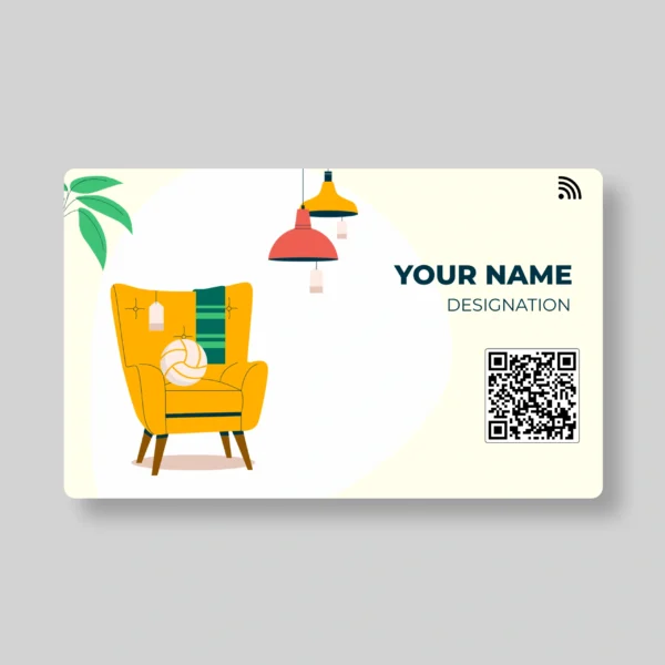 Decor Orator Interior Designer PVC NFC Business Cards Cardyz