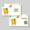 Decor Orator Interior Designer PVC NFC Business Cards Cardyz