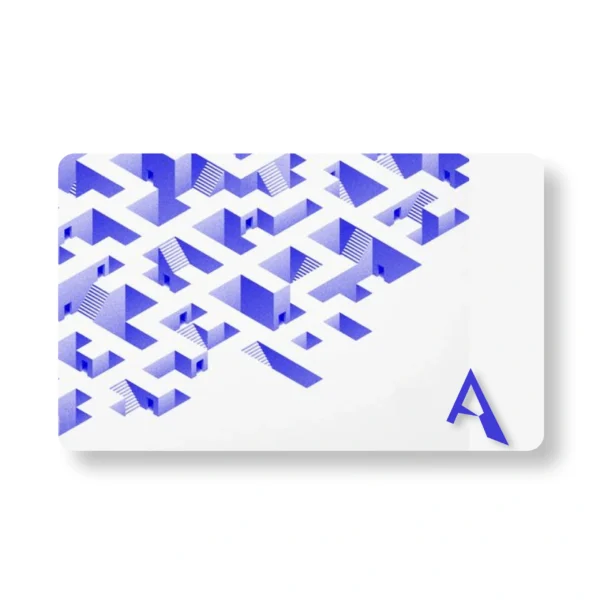 Dimensional Tap Modernist PVC NFC Business Cards Cardyz