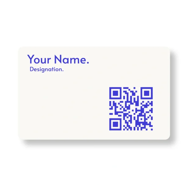 Dimensional Tap Modernist PVC NFC Business Cards Cardyz