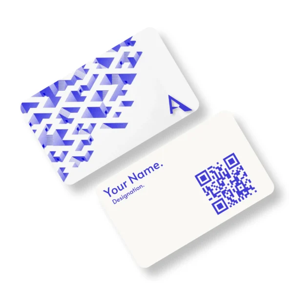 Dimensional Tap Modernist PVC NFC Business Cards Cardyz