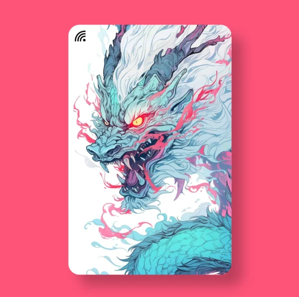 Dragon Chase PVC NFC Card Business,Cards,Cardyz