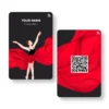 Ethnic Elegance Choreographer PVC NFC Business Cards Cardyz