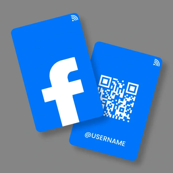 Facebook Card 1B2B PVC NFC Business Cards | Cardyz