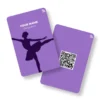 Fiesta Finesse Choreographer PVC NFC Business Cards Cardyz