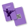 Fiesta Finesse Choreographer PVC NFC Business Cards Cardyz