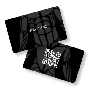 Flex Physique Physiotherapist PVC NFC Business Cards Cardyz