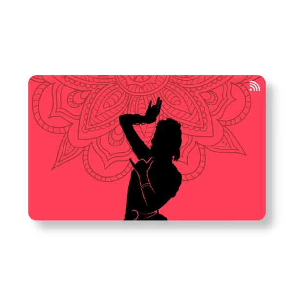 Folklore Flourish Choreographer PVC NFC Business Cards Cardyz