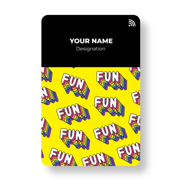 Fun Co-op Quirky PVC NFC Business Cards Cardyz