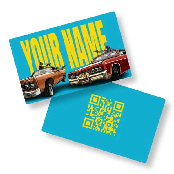 Gangland Gamer PVC NFC Business Cards Cardyz,