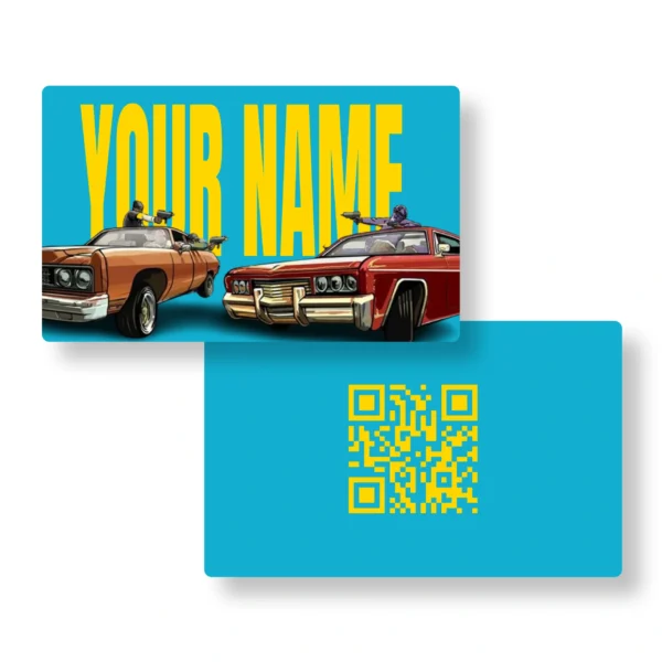 Gangland Gamer PVC NFC Business Cards Cardyz,