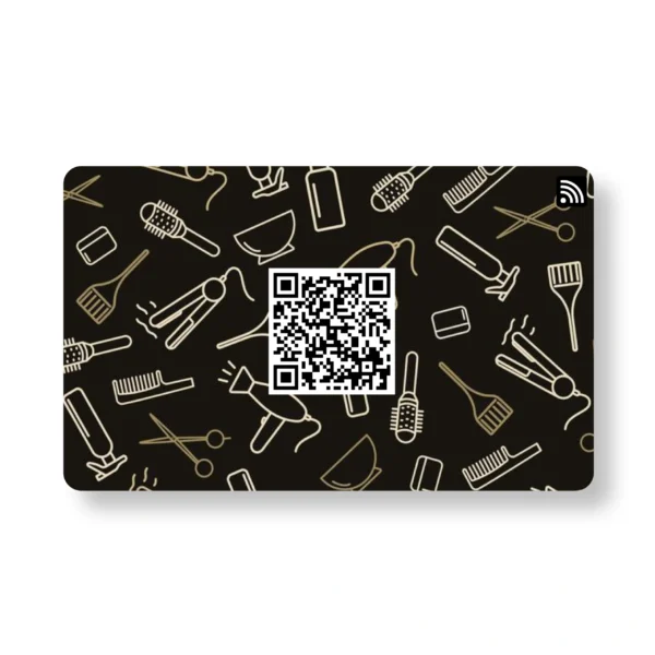 GlammerHead Salon PVC NFC Business Cards Cardyz