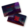 Glitch Serenity Abstract PVC NFC Business Cards Cardyz