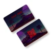 Glitch Serenity Abstract PVC NFC Business Cards Cardyz