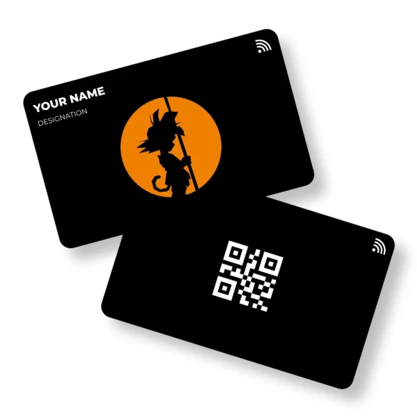 Goku Anime PVC NFC Business Cards Cardyz