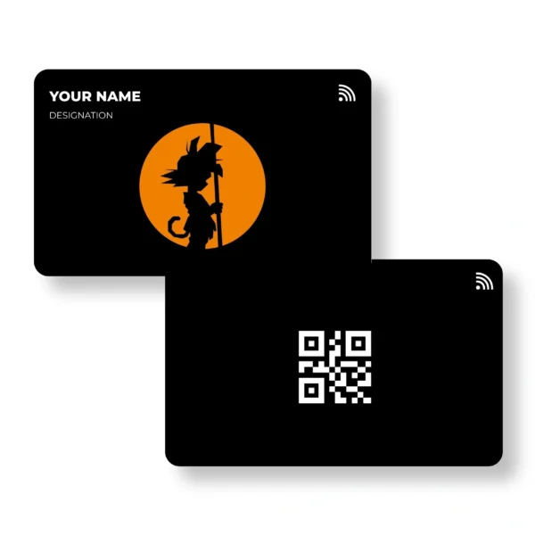 Goku Anime PVC NFC Business Cards Cardyz