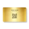 Gold Glimmer Metal NFC Business Cards Cardyz