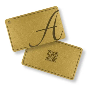 Gold Grenache Metal NFC Business Cards Cardyz