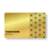 Gold Matrix Metal NFC Business Cards Cardyz