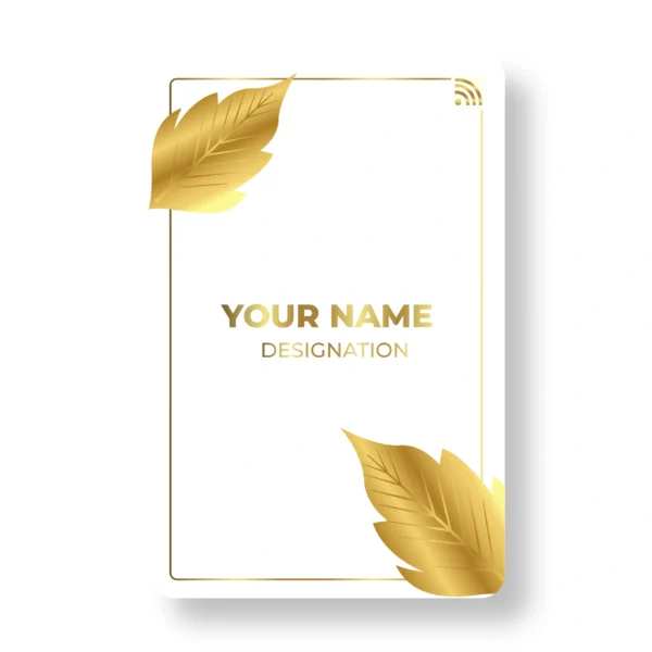 Gold Pearl Premium METAL NFC Business Cards Cardyz