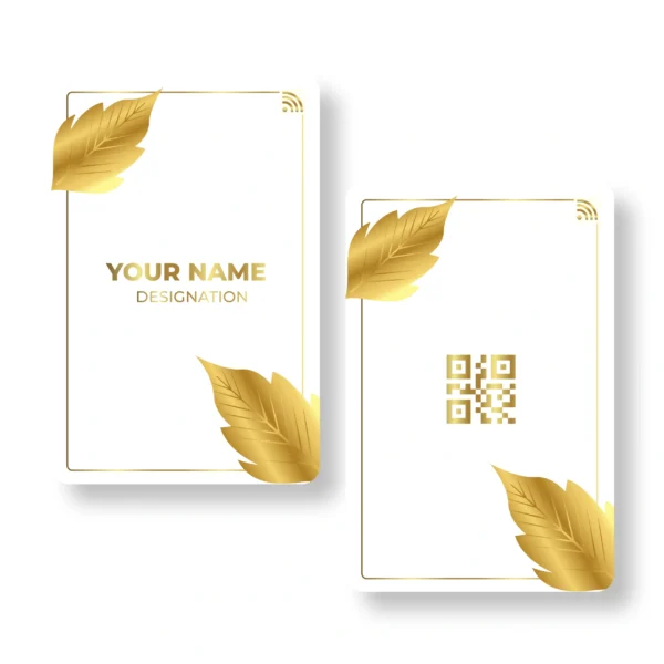 Gold Pearl Premium METAL NFC Business Cards Cardyz