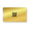 Golden Glint Metal NFC Business Cards Cardyz